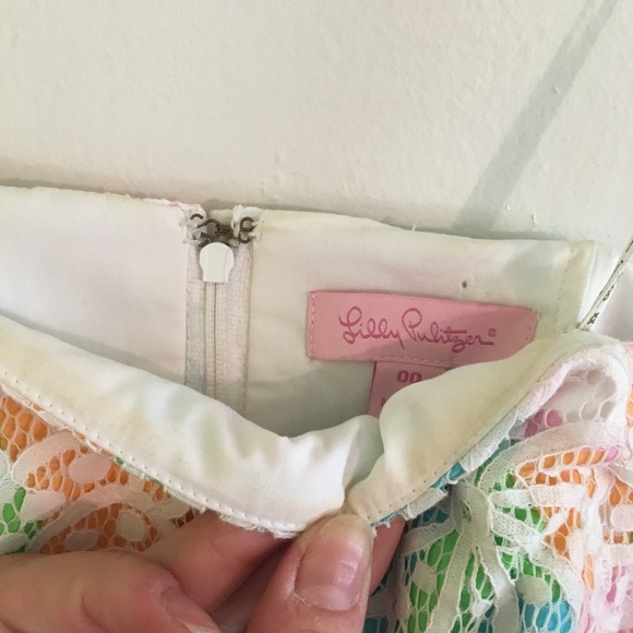 Lilly Pulitzer Floral Lace Dress - Picture 4 of 5